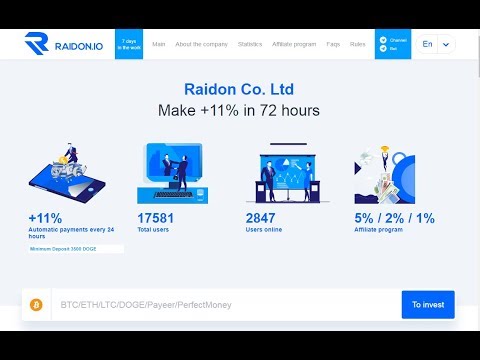 Raidom.io How To New Lunch Bitcoin Mining Sites Best investment sites