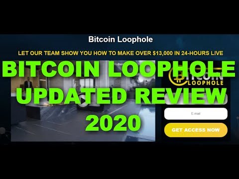 Bitcoin Loophole Review 2020, Scam Or Not? Bitcoin Loohole Explained!
