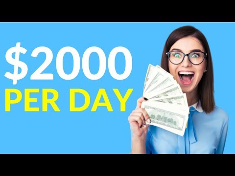 Earn $2000 Per Day Online! (Best Way to Make Money Online)