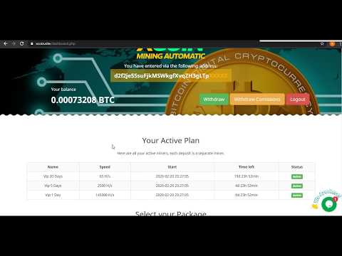 Mining Bitcoin Automatic XCOIN.site No Scam 100% Working 2020