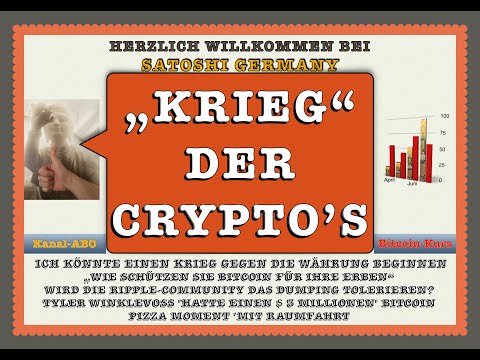 KRIEG der CRYPTO'S ! BITCOIN "unfair billig" WARNUNG vor XRP ?  Kryptowährungen-News-deutsch