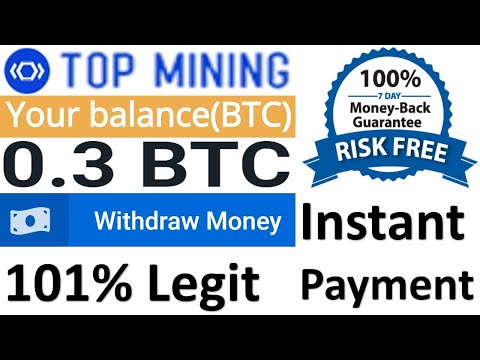 bitcoin mining topmining site 2020|payout proof|lifetime earning solution