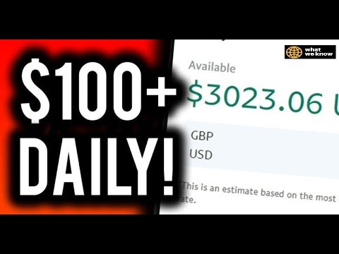 Earn $100 Per Day Online For FREE! (Make Money Online)