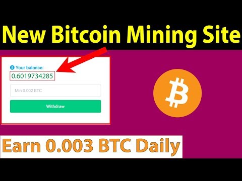 New Free Bitcoin Mining Site - Earn 0.003 BTC Daily - Btc coin face