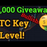 $1,000 Bitcoin Giveaway! Bullish Cryptocurrency News! BTC Key Resistance! (Bybit Trading + Analysis)
