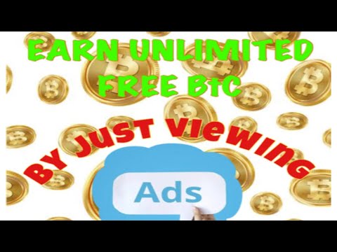 Earn UNLIMITED BITCOIN EVERYDAY! How to earn free BTC by just viewing ads?