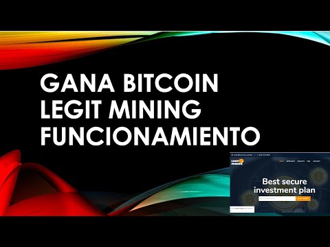 GANA BITCOIN GRATIS LEGIT MINING COMO FUNCIONA