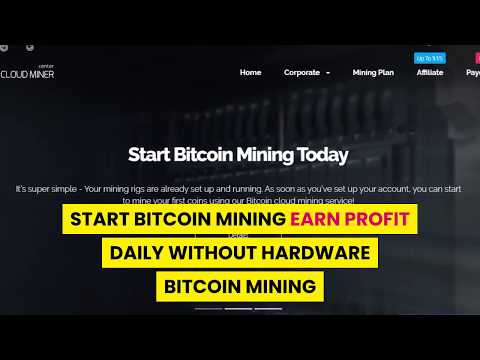 NEW FREE BITCOIN CLOUD MINING SITE 2020 CLOUDMINER CENTER  LEGIT BITCOIN MINING SITE BTC FREE