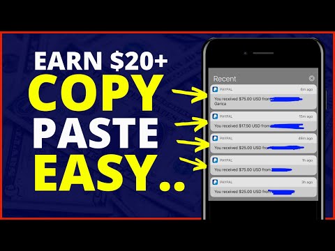 Earn $20 To Your PayPal | Make Money Online (EASY COPY/PASTE)