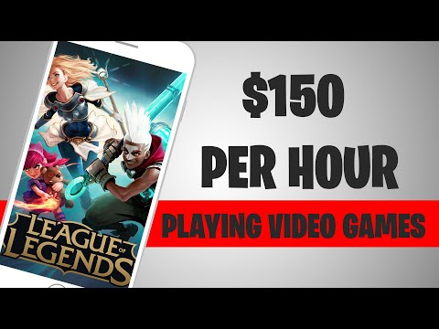 EARN $150 PER HOUR PLAYING VIDEO GAMES (Make Money Online)
