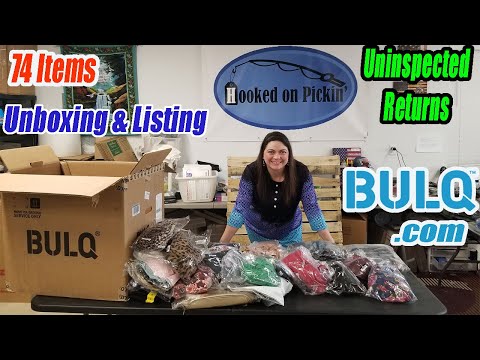 Bulq.com Unboxing - Uninspected Returns - Will I Make Money? - Online Re-selling on Amazon