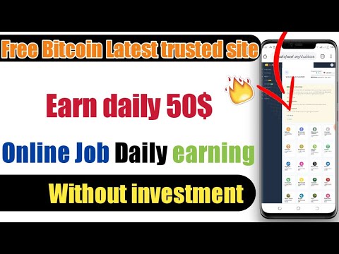 Earn Free 50$ Daily survey complete work online job Bitcoin trusted site 2020