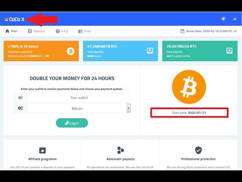 Coco-x.cc New Double Bitcoin Mining Sites 200% After 24 Hours Legit Sites