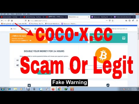 coco-x.cc Scam Or Legit | New Bitcoin Doubler Site 2020 | payment Proof 2020 | Video Tutorial