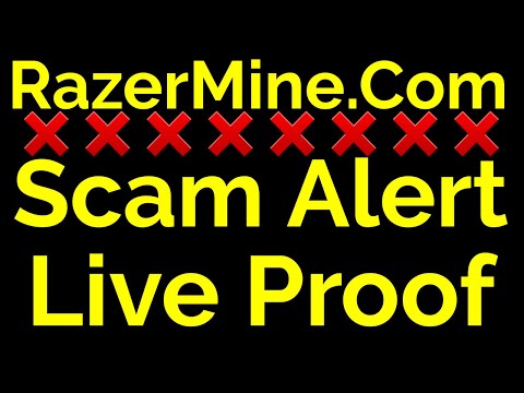 RazerMine.Com Scam Alert Live Proof