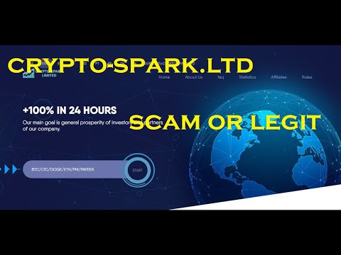 Crypto-spark.ltd Scam Or Legit  Bitcoin Doubler Site | payment Proof 2020