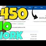 How I Made $455.00 Today With ZERO Money To Start (Make Money Online 2020)