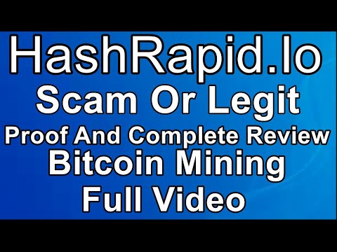 HashRapid.io Free Earning And Bitcoin Mining Scam Or Legit Full Proof Real Or Fake Complete Review