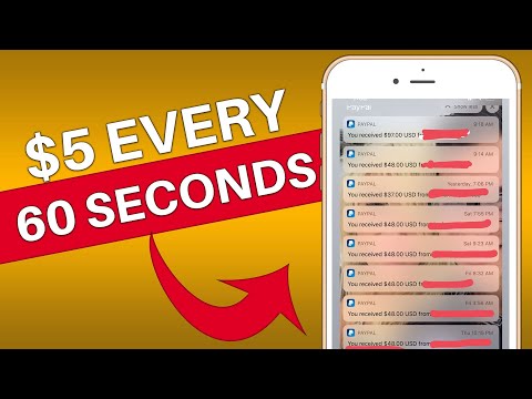 Earn $5 Every 60 Seconds Drawing Lines (Make Money Online)