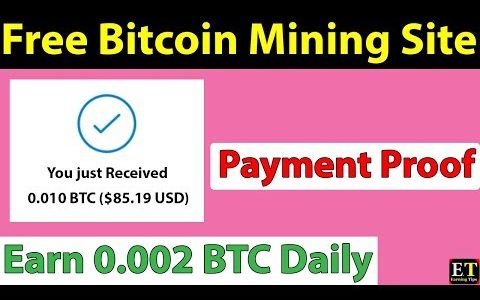 New Free Bitcoin Mining Site – With Payment Proof – Freemining