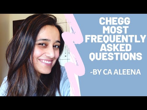 Chegg Most Frequently Asked Questions and their Answers || Make Money Online