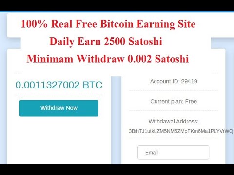 100% Legit Bitcoin Earning Site 2020 | New free Bitcoin mining website