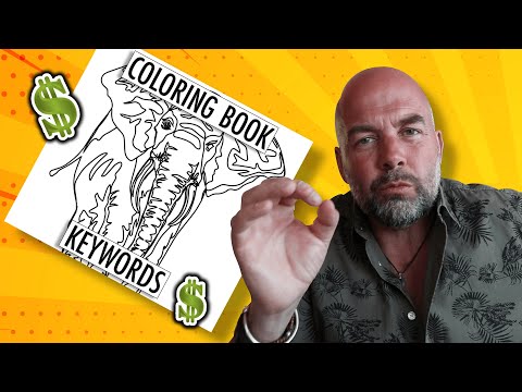 Cool Amazon KDP Coloring Books - Keywords and Interiors to Make Money Online with Publishing