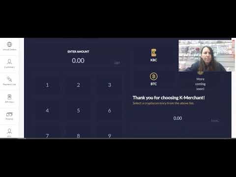 Using K-Merchant Crypto Point Of Sale