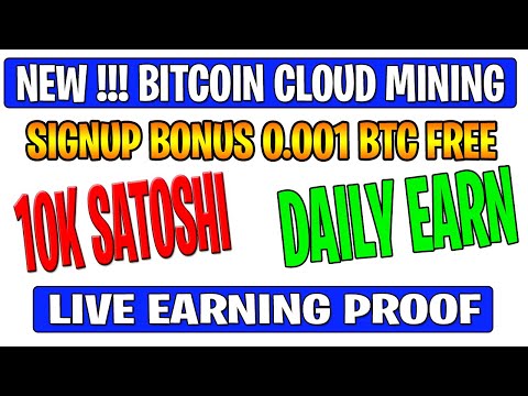 New | Bitcoin Mining | Signup Bonus 0.001 BTC | Without Invest Earn | EarnCryptoCoin | FastMining