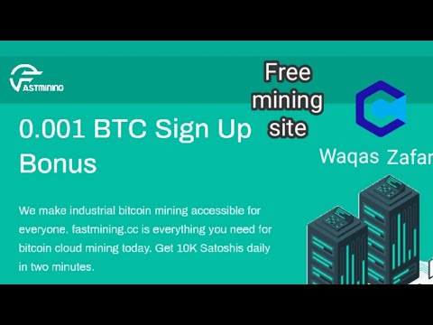 Fastmining.cc New website 2020 | Free Bitcoin mining website | 0.001 BTC free