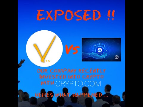 CRYPTO SCAM EXPOSED! WE RECENTLY INVESTED INTO CRYPTO WITH CRYPTO.COM... UNBELIEVABLE!! #cryptonews