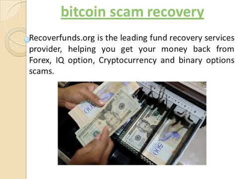 Fund Recovery Services | Bitcoin Scam Recovery | FX Trading Scam