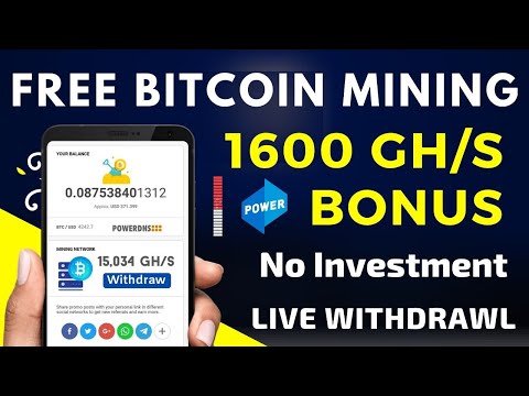 New free Bitcoin Mining website 2020 | Earn 0.0875 Bitcoin daily without deposit | SagMining