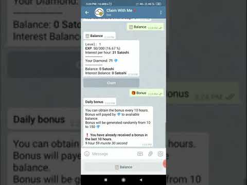 scam Telegram bot claim with me bot free bitcoin from this bot