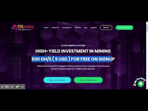 YekMining Limited  - Bitcoin Mining with Sign up Bonus 5$