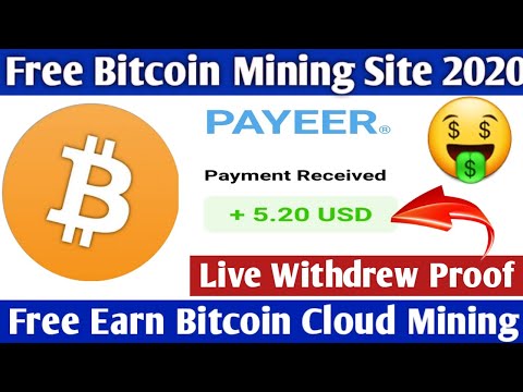 OMG New Free Bitcoin Cloud Mining Site 2020 ! + Live Peyments Proof + Dogecoin Giveaway