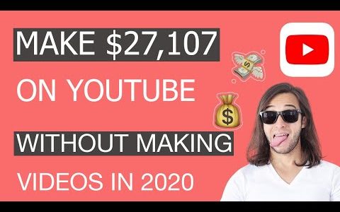 (UNIQUE) MAKE $27,107 ON YOUTUBE WITHOUT MAKING VIDEOS ( Make Money Online )