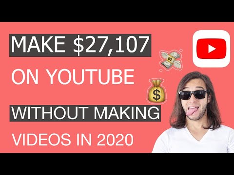 (UNIQUE) MAKE $27,107 ON YOUTUBE WITHOUT MAKING VIDEOS ( Make Money Online )