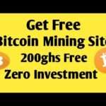 New Free Bitcoin mining Site 200ghs Free || No Investment