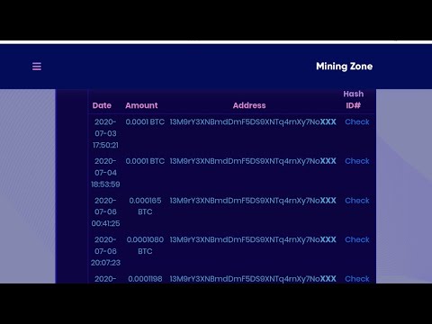 Miningzone.Cloud New Free Bitcoin Cloud Mining Site 2020 Legit And Scam Live Withdraw Payment Proof
