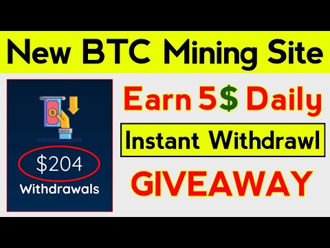 New Bitcoin Mining Website Launched | Earn Daily Bitcoin Without investment 2020