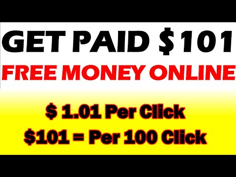 Make  money online $1.01 per click ||Free money online 2020