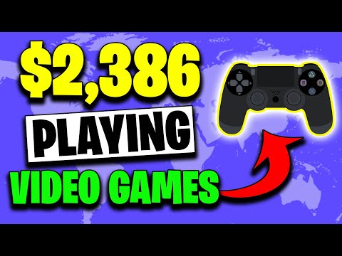 Make $2,386 PLAYING VIDEO GAMES [Make Money Online]