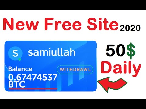 NEW BEST FREE BITCOIN MINING PROGRAM LAUNCH ☑️ NON Stop Bitcoin Cloud Mining Site + No Investment