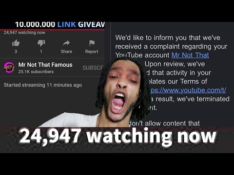 Crypto Scammers Hacked My Youtube Account | MrNotThatFamous