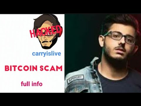 Carryislive hacked || bitcoin scam || channel temporarily freezed || neel vaze