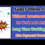 Super Online Job Without investment Job Live payment proof||Tamilearntricks||