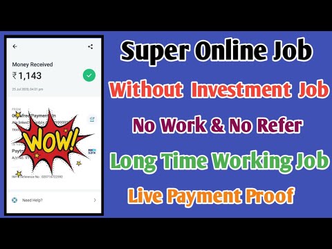 Super Online Job Without investment Job Live payment proof||Tamilearntricks||