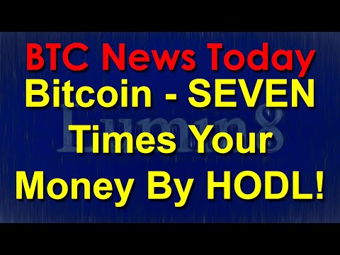 BTC News Today 2020: Bitcoin - SEVEN Times Your Money By HODL!