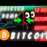 BITCOIN DUMP PREDICTED 12 HOURS BEFORE IT HAPPENED - HERE'S WHAT'S COMING!! (is this possible?)